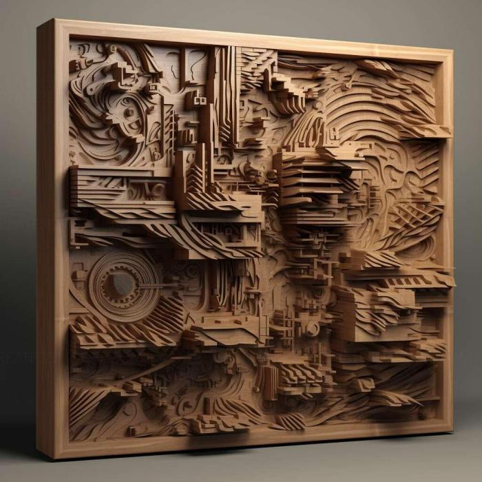 نموذج ثلاثي الأبعاد لآلة CNC 3D Art 